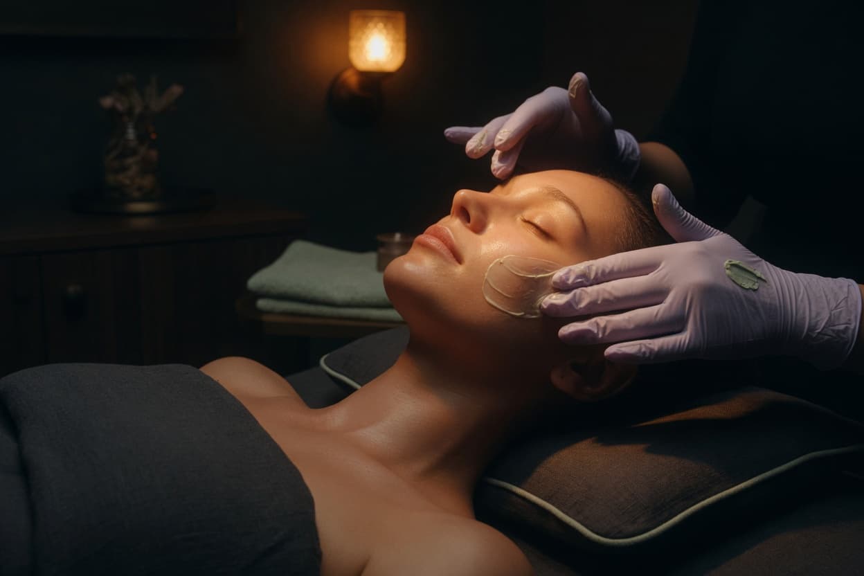 A tailored, deeply restorative facial for calm, radiant skin.