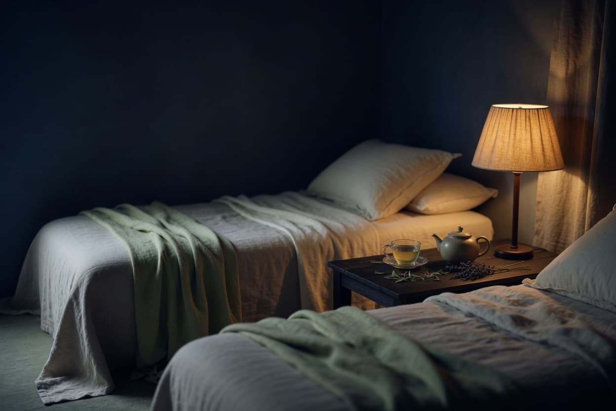 The serene, light-filled relaxation lounge at Seren