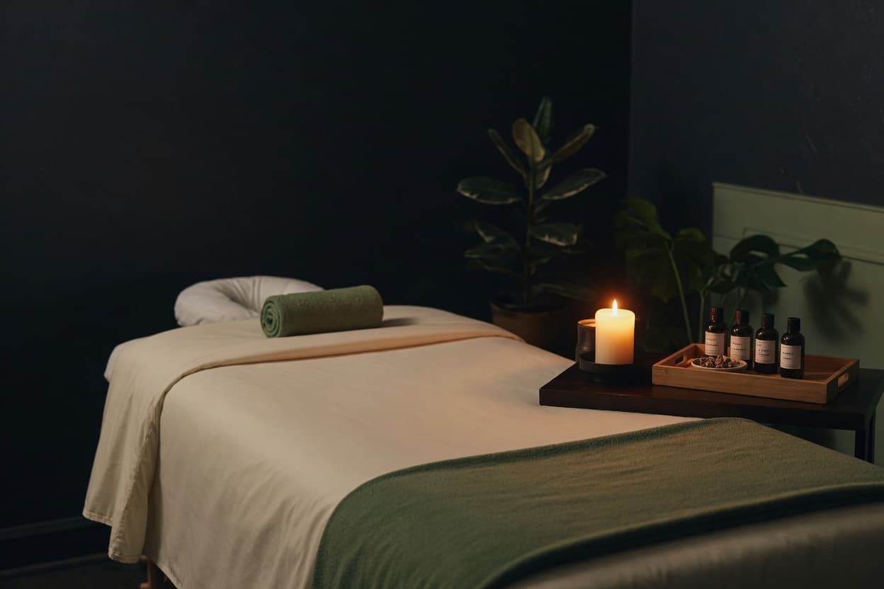 A serene, private room where our therapists deliver every massage and facial.